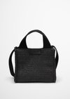 Marc O'Polo Umhängetasche small, Damen, schwarz, Gr., 60% Polypropylen, 40% Baumwolle