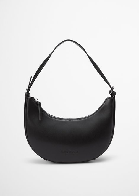 Marc O'Polo 2in1 schoudertas klein, Dames, zwart, , 100% Leer (Koe)