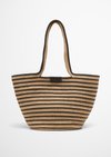 Marc O'Polo Shopper large, Damen, beige, Gr., 50% Baumwolle, 50% Jute