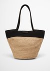 Marc O'Polo Shopper large, Damen, beige, Gr., 50% Baumwolle, 50% Jute
