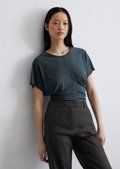 トップス bluelea Embroideryorgandy blouse Embroidered lace blouse, midnightblue | Marina Rinaldi
