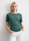 Marc O'Polo Logo-T-Shirt regular, Women, summer pine, Xxl, 100% Baumwolle