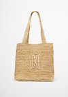Marc O'Polo Raffia-Shopper, Damen, beige, Gr., 100% product.material.RAF