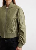 Regular pilot-style blouson made from recycled polyester