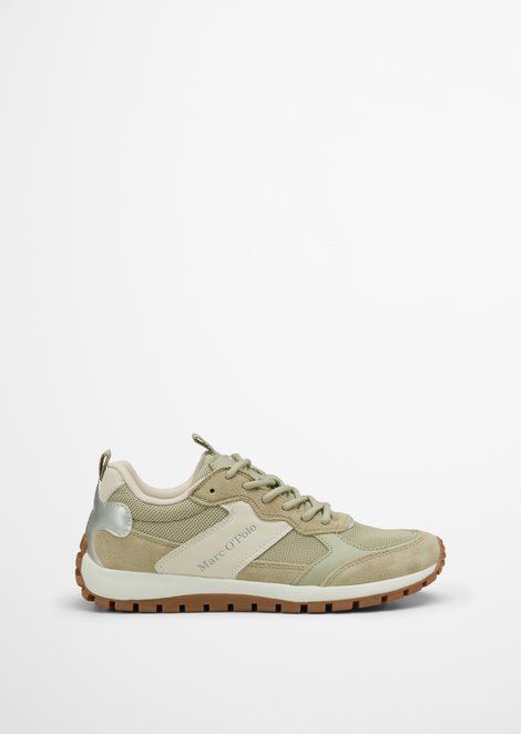 Marc O'Polo Sneakers, Dames, groen, 36, 80% Polyester, 20% Leer