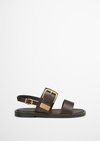 Marc O'Polo Pantolette, women, dunkel chocolate, 42, 100% Leder (Rind)