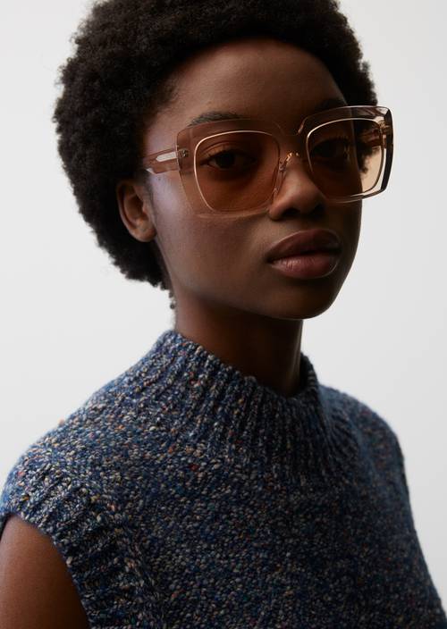 Unisex-Sonnenbrille rottöne - Produkt Bild 2