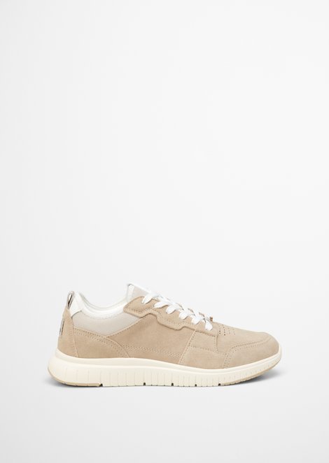 Marc O'Polo Sneakers, Heren, beige, 42, 100% Leer (Koe)