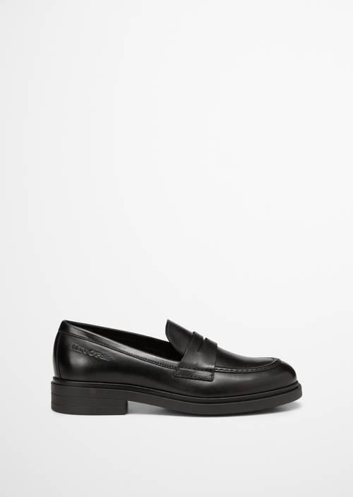 Penny loafer black rechter schoen buitenaanzicht