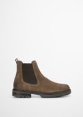 Chelsea boot made from fine suede cowhide - brown | Chelsea boots