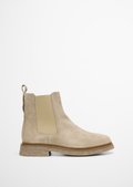 Chelsea boot made from soft suede - beige | Chelsea boots