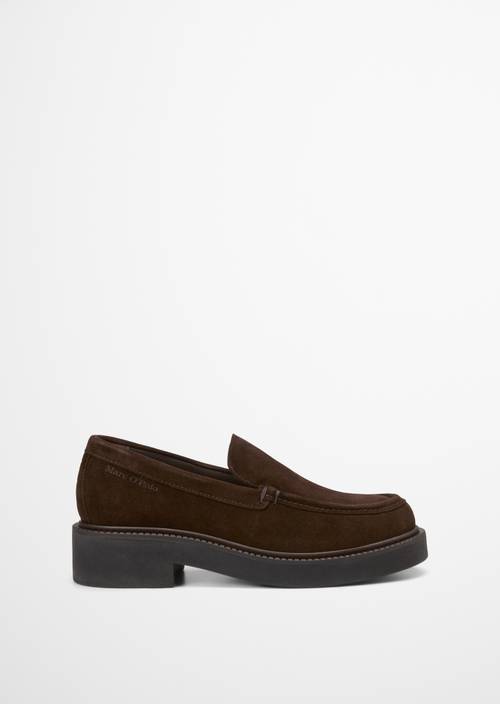 Loafer dark earth rechter schoen buitenaanzicht
