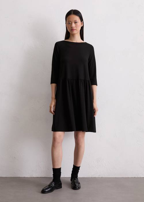 Jersey jurk regular gemaakt van TENCEL™ Modal zwart Mini