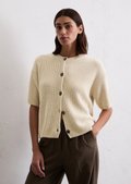 loose heavy cotton knit over cardigan