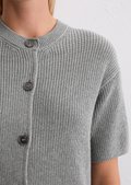 loose heavy cotton knit over cardigan