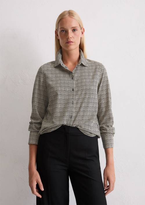 Blusas Elegantes Blusas En Franela Viscosa Blusa Regular Con