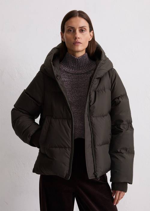 Puffer-Daunenjacke regular mit wasserabweisender Oberfläche