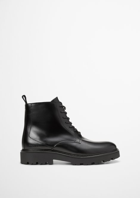 Marc O'Polo Veterschoenen model Phil, Heren, zwart, 43, 100% Leer (Koe)