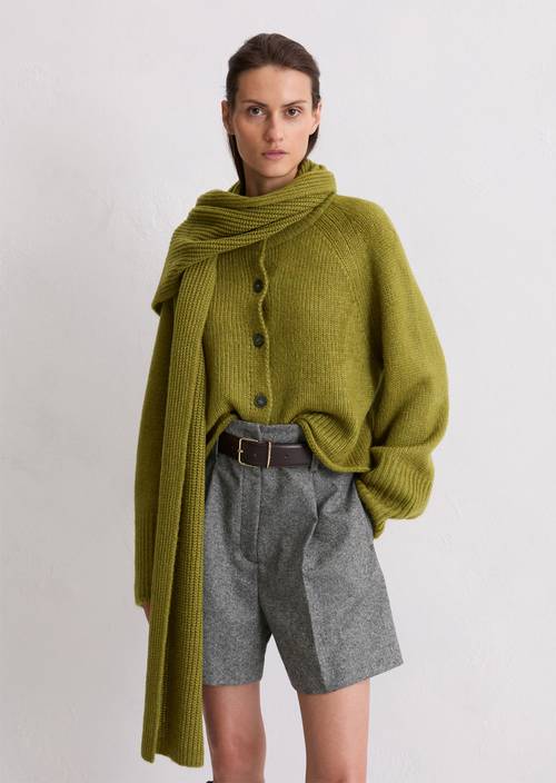 Strickjacken Marc O Polo Strickjacke Mohair Pullover Dunkelblaue