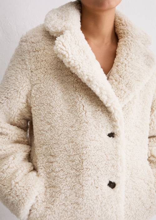 Outerwear Suede Coat Mantel Wildleder Teddy Coat Regular Made From