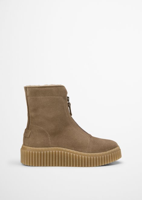 Marc O'Polo Winterstiefel Model Bianca, Damen, braun, Gr. 36, 100% Leder (Rind)