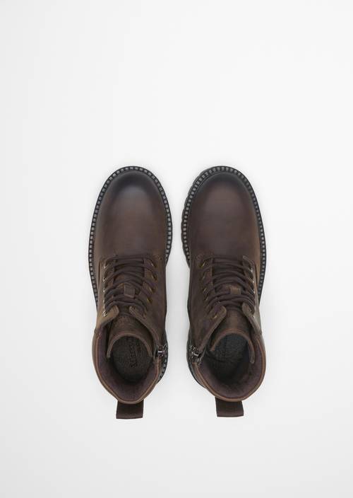 Veterschoen model Phia GTX dark brown in bovenaanzicht