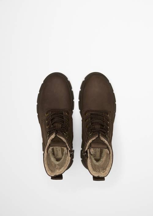 Veterschoen model Josy GTX dark earth in bovenaanzicht