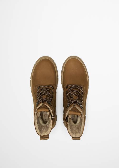 Veterschoen model Josy GTX mid brown in bovenaanzicht