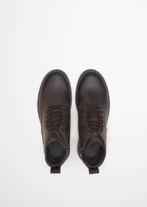 Veterschoen model Rony GTX dark brown in bovenaanzicht