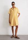 Relaxed Print Shirt Dress