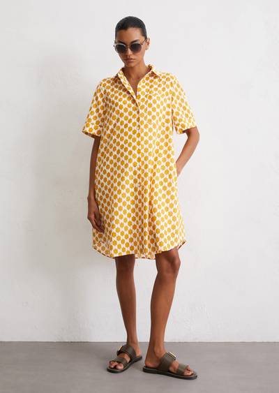 Relaxed Print Shirt Dress Relaxed Print Shirt Dress