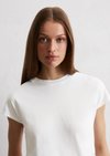 Marc O'Polo T-shirt regular, Dames, wit, S, 100% Katoen