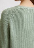 DfC round neck knitted sweater loose made from heavyweight