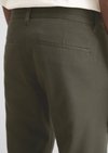 Chino model Stig shaped made from an organic cotton-lyocell