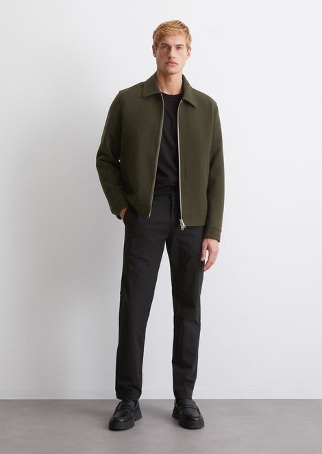 Marc O'Polo Chino model Osby taps toelopend, Heren, zwart, 29/32, 97% Katoen, 3% Elasthaan