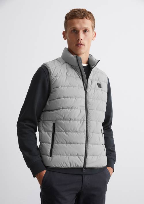 V Neck Gilet Marco Polo Regular Quilted Vest Made From Recycled