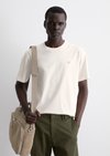 Chino model Stig shaped made from an organic cotton-lyocell Chino model Stig shaped made from an organic cotton-lyocell