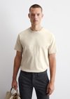 Marc O'Polo T-shirt regular, Heren, bruin, 3xl, 100% Katoen
