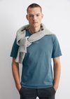 Marc O'Polo T-shirt regular, Heren, blauw, 3xl, 100% Katoen
