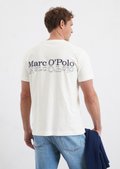 T-shirt regular with logo embroidery on the back - white