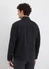 Shirt jacket regular made from soft goatskin - blue Shirt jacket regular made from soft goatskin - blue