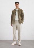 Pants model Belsbo relaxed made from an organic cotton blend