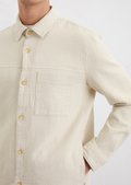 Overshirt made from pure organic cotton - brown | Overshirts