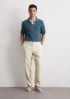 Marc O'Polo Broek model Belsbo relaxed, Heren, bruin, 32/30, 100% Linnen