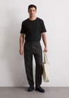 Marc O'Polo Broek model Belsbo relaxed, Heren, zwart, 38/32, 100% Linnen