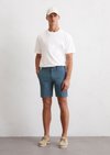 Marc O'Polo Korte broek model Salo slim, Heren, blauw, 30, 97% Katoen, 3% Elasthaan