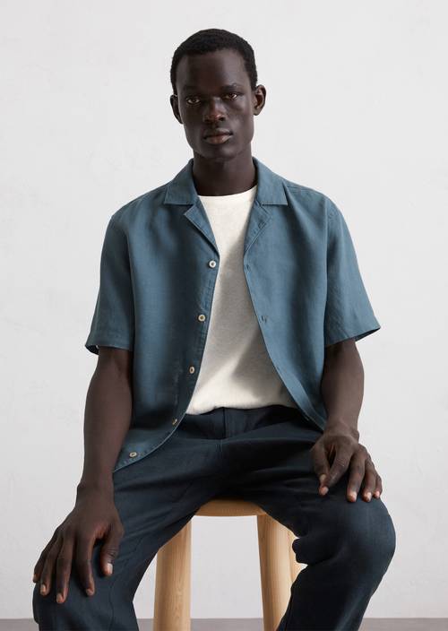 Camicia Uomo Camicie Estive Lino Camicie Casual Camicie Larghe