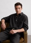 Marc O'Polo Overhemd regular, Heren, zwart, 3xl, 100% Linnen