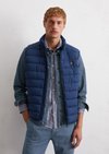 Marc O'Polo Regular gewatteerd vest, Heren, blauw, 3xl, 100% Polyester