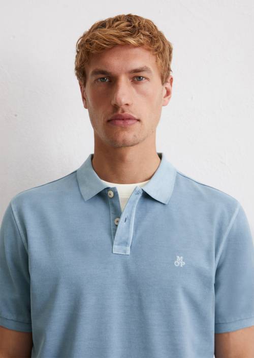 Piqué regular polo shirt made from organic cotton